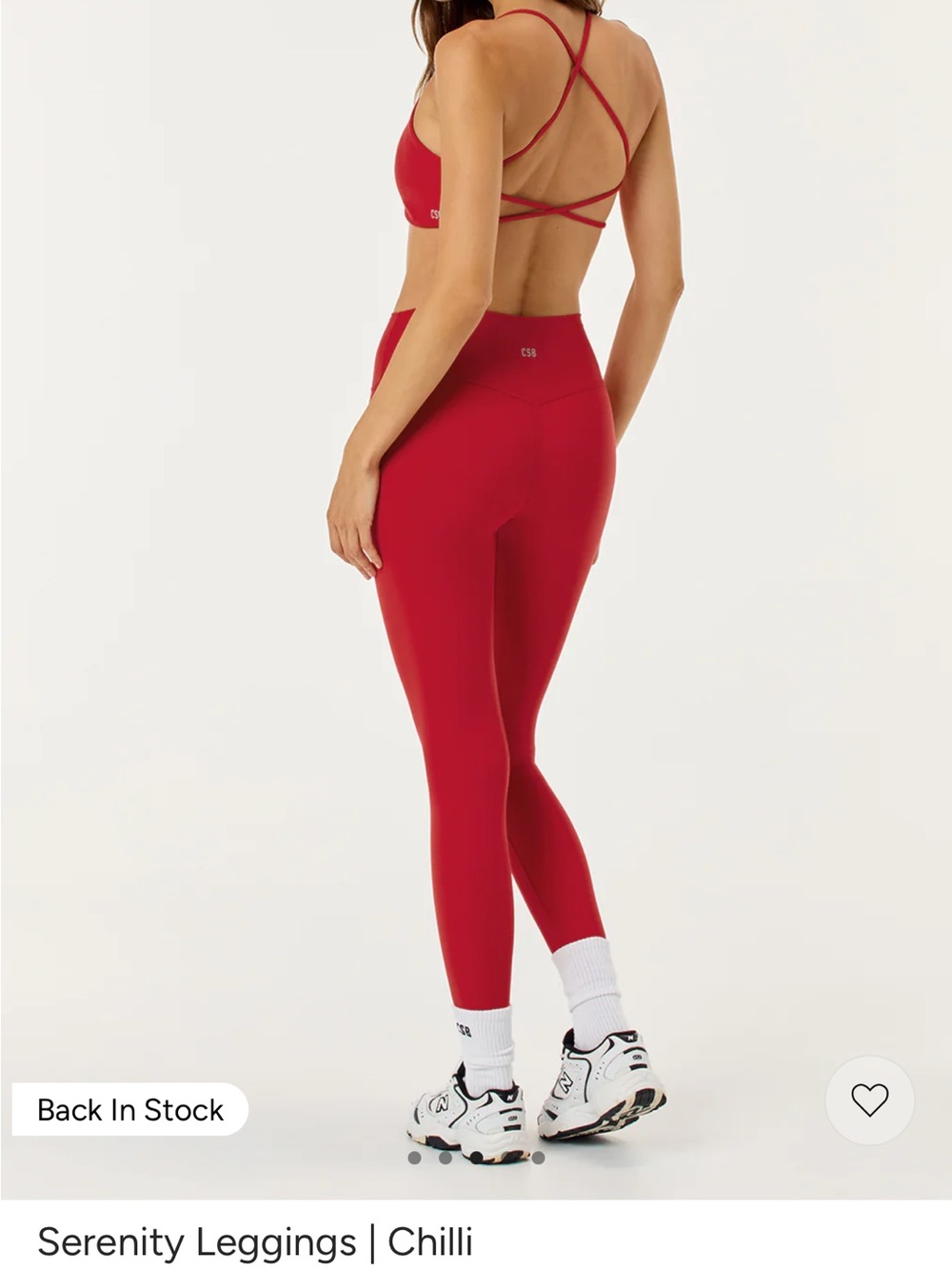 CSB Serenity Leggings - Chili. NWT. Size S. CSB Serenity - Picture 5 of 6